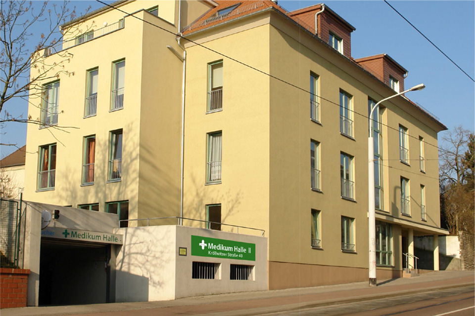 Medikum Halle in der Kröllwitzer Straße 40